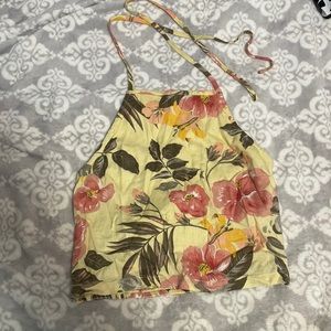 Hollister Floral Halter Top